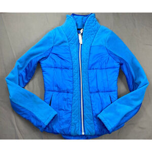 Lululemon Morits Full Zip Puffer Jacket In Beaming Blue Women's Size 4